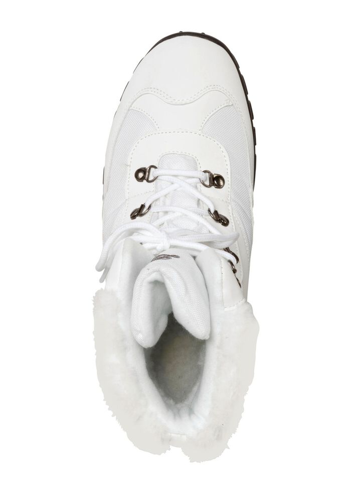 Schn&uuml;r-Stiefelette mit Klimamembrane WEISS