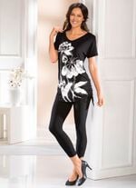 Leggings mit effektvollen Metallpl&auml;ttchen 