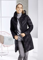 Kurzmantel mit fester Kapuze 