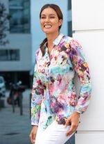 Tunika mit Inkjet-Druck 