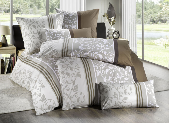 Soft-Renforcé Bettwäsche-Garnitur von Florella BEIGE