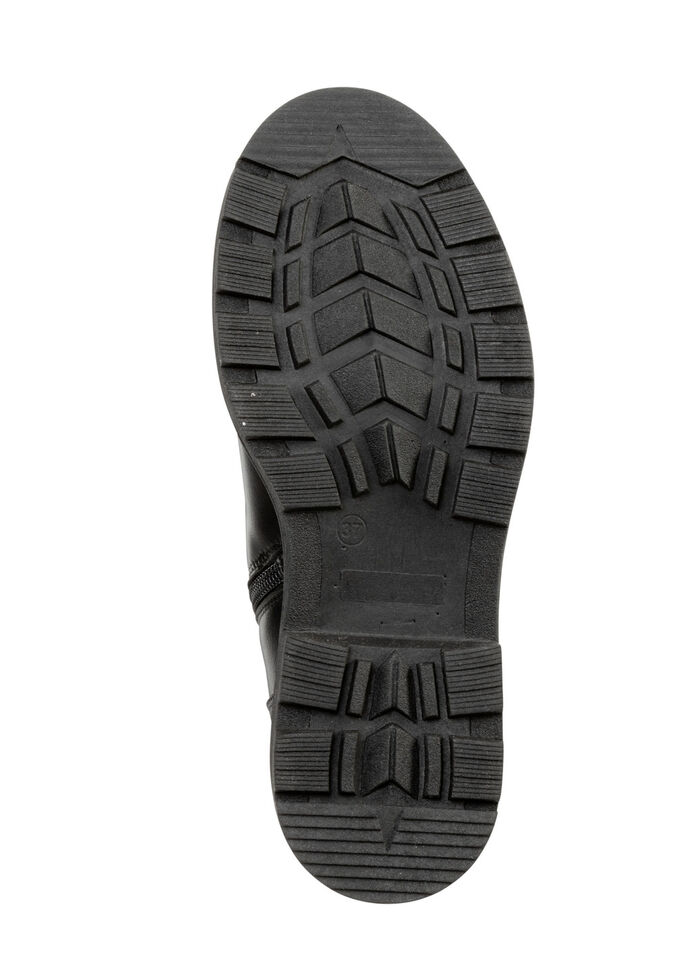 Andrea Conti Stiefelette mit modischen, aufgesetzten Täschchen SCHWARZ