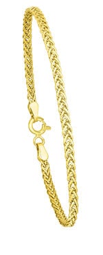 Feines Zopfketten-Armband 