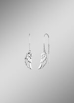 Fl&uuml;gel-Ohrh&auml;nger aus Sterlingsilber 