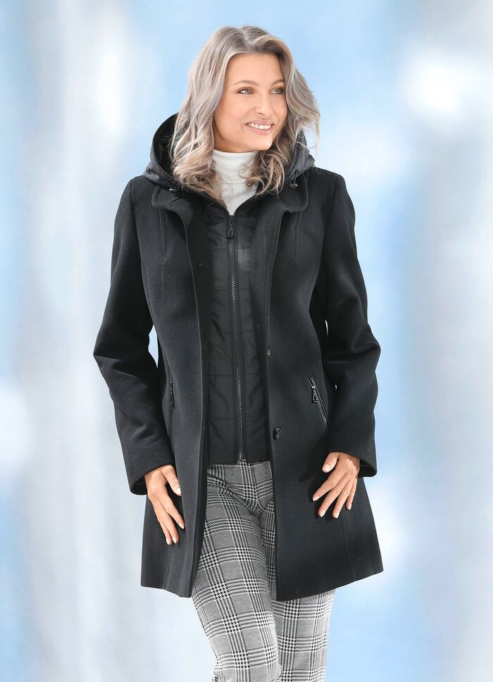 Jacke in 2 Farben SCHWARZ