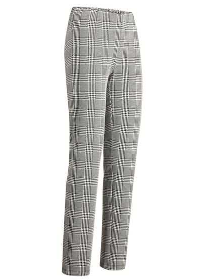 Hose mit Glencheck-Dessinierung 