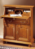 Sekretär mit Echtholzfurnier KIRSCHBAUM