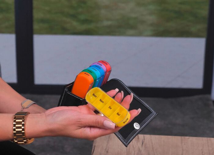 Wellys&reg; Pillenbox 7 Tage mit Etui 