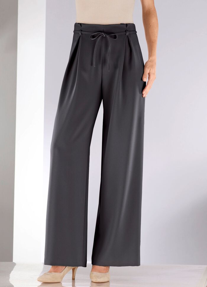 Hose mit Kellerfalten ANTHRAZIT