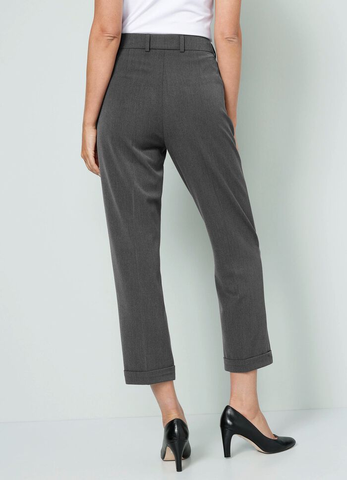 Hose mit fixierten Aufschl&auml;gen 