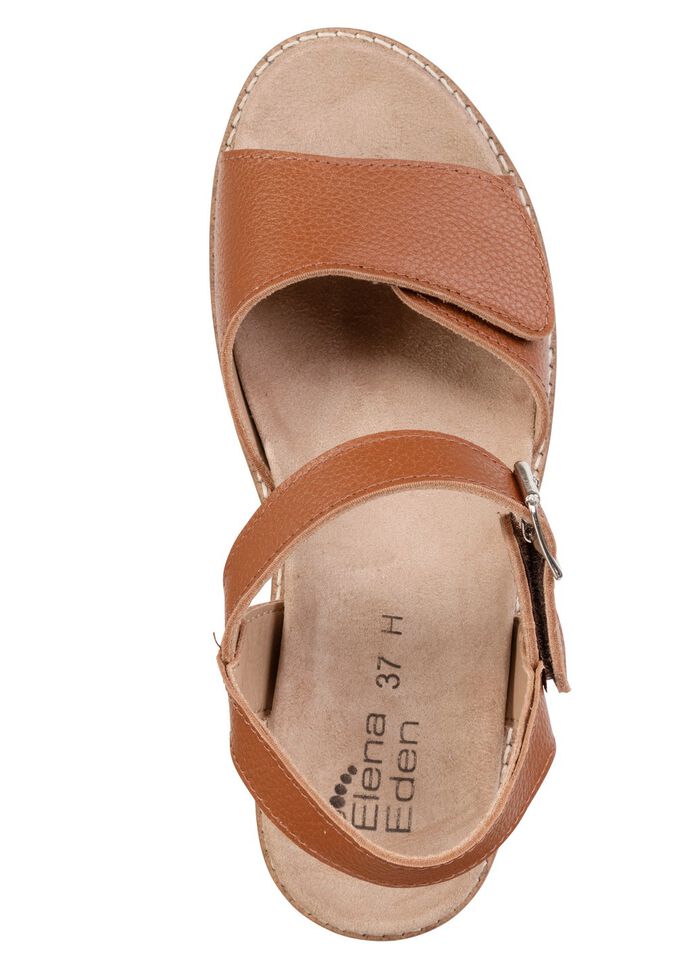 ELENA EDEN, bequeme Damen-Sandaletten, Weite H, mit herausnehmbarem Fu&szlig;bett 