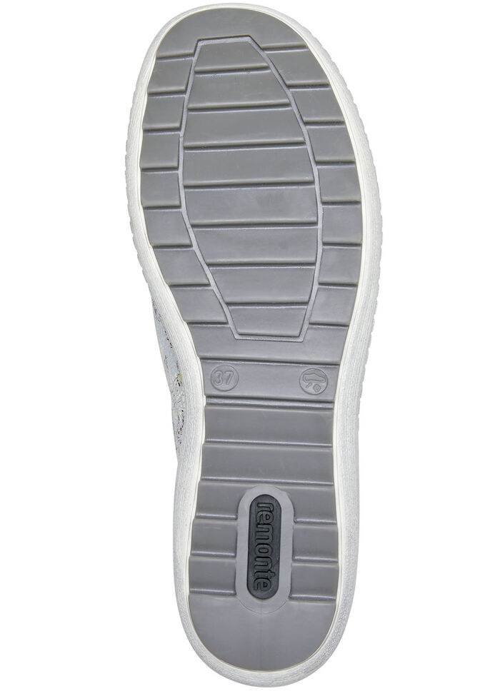 Remonte, elegante Damen-Sneaker, Weite G, mit Reißverschluss SILBER-BUNT