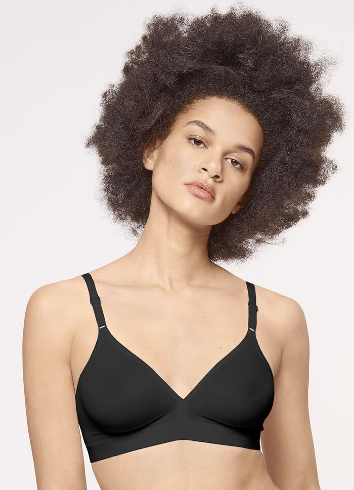 Triumph-Micro Fun-BH mit vorgeformten Cups SCHWARZ