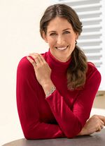 Pullover in weich fließender Qualität ROT