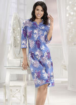 Nachthemd mit Modal und Knopfleiste 