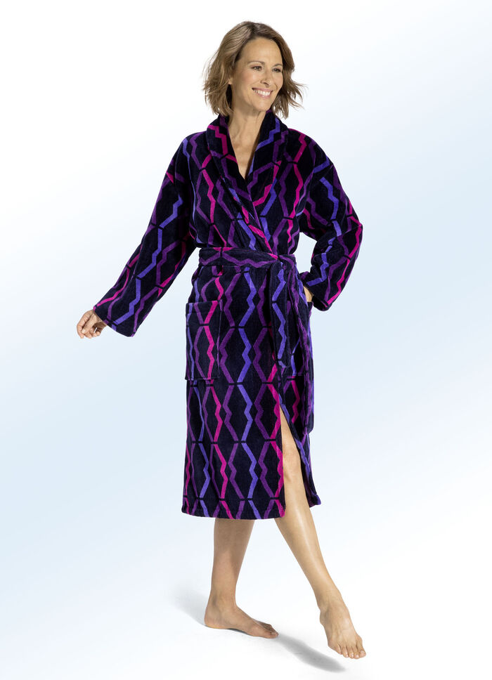 Doubleface-Bademantel 