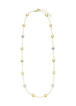 Wunderschöne Anker-Halskette in Bicolor 