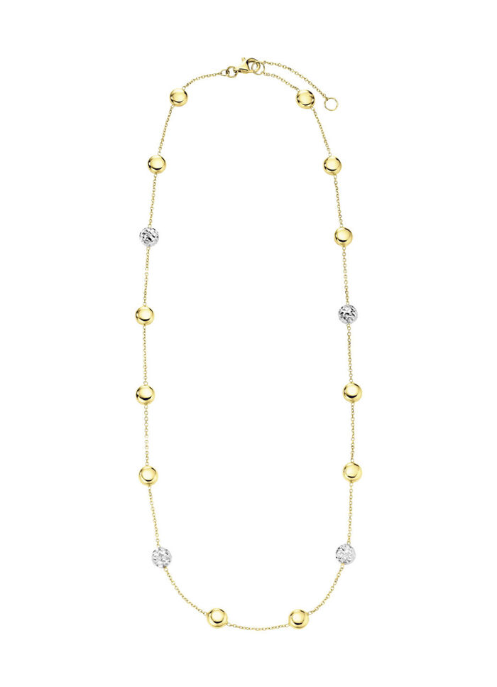 Wunderschöne Anker-Halskette in Bicolor 