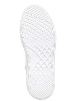 ELENA EDEN Sneaker mit niedlichen Herzchen besetzt WEISS-BUNT