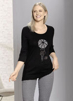 H&uuml;bsches Shirt mit aufwendiger Applikation 