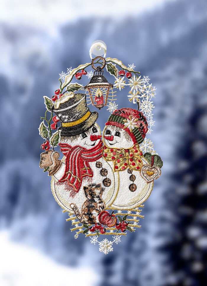 Fensterbild mit Saughaken 