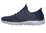 SKECHERS, Herren-Sneaker, mit geformter Slip-Ins Fersenplatte 