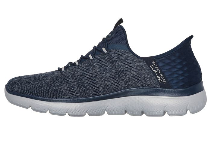 SKECHERS, Herren-Sneaker, mit geformter Slip-Ins Fersenplatte 