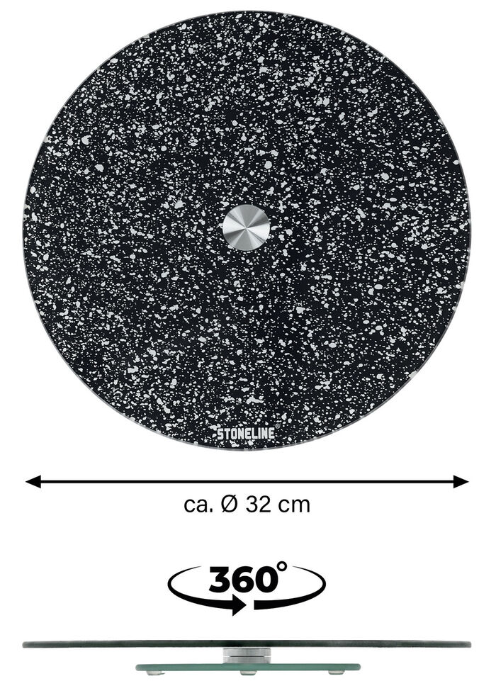 STONELINE® Servierplatte aus bruchsicherem Glas 