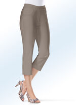 Soft-Stretch-Caprihose in 11 Farben TAUPE