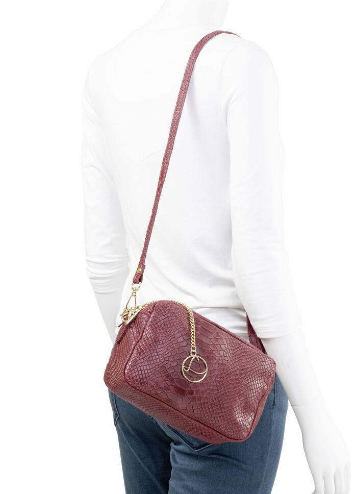 Laurina, Mini-Tasche, Damen, mit abnehmbarem, verstellbarem Umhängeriemen BORDEAUX