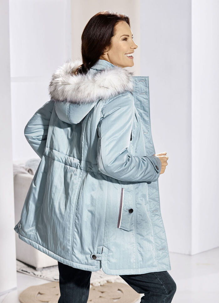 Jacke mit 2-Wege-Reißverschluss 