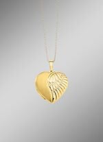 Herzliches Medaillon in Silber 925/- fein 