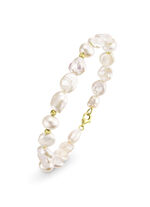 Armband mit SW-Zuchtperlen und Keshi-Perlen 