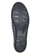 ELENA EDEN, sommerliche Damen-Ballerinas, Weite G, mit herausnehmbarem Fußbett MARINE