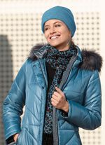 Schal mit Raubtierfell-Dessin 