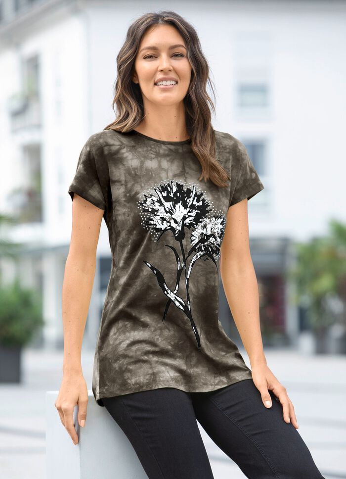 Shirt in Batik-Optik in 2 Farben 