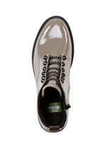 Remonte Stiefelette mit trendigen Zierketten in Schnür-Optik TAUPE