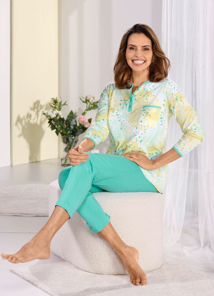 Zweierpack Schlafanz&uuml;ge mit langen &Auml;rmeln und langer Hose  