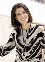 2-reihige Halskette mit Anhänger 