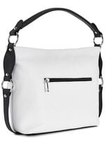 Laurina Tasche aus genarbtem Kalbleder SCHWARZ-WEISS