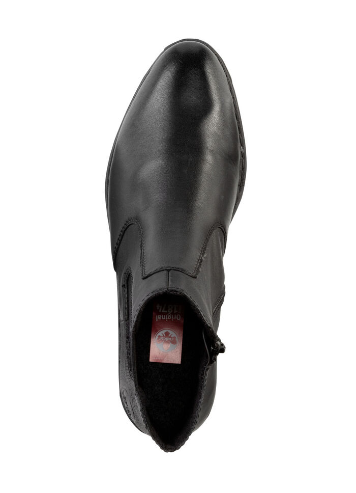 Rieker Stiefelette mit seitlichem Elastikeinsatz SCHWARZ