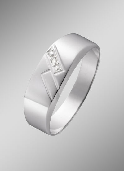 Herrenring mit Diamant 