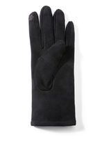 Handschuh mit edel funkelnden Glitzer-Applikationen SCHWARZ