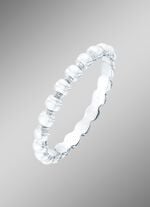 Zeitloser Damenring in Wei&szlig;gold 