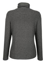 Shirt mit Raffungen in 5 Farben ANTHRAZIT