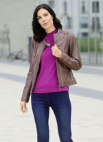 Jacke mit Reißverschlussleiste 