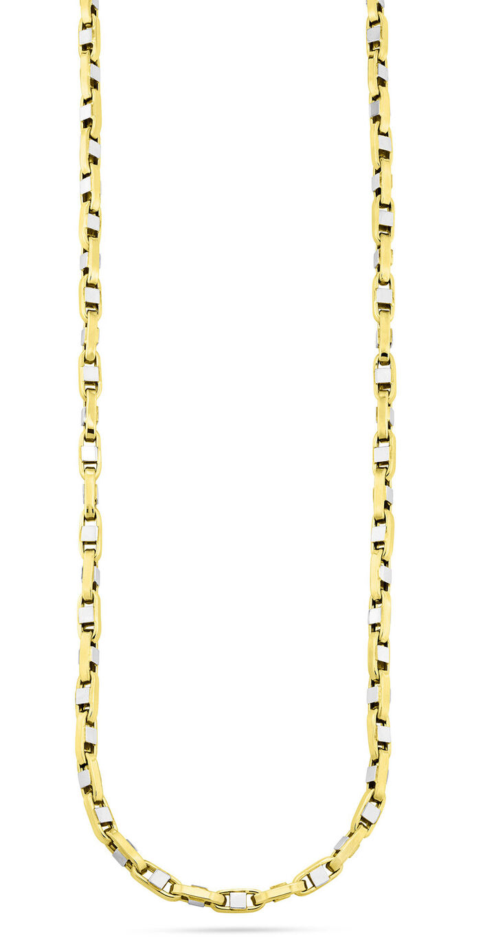 Schicke Halskette in Bicolor 