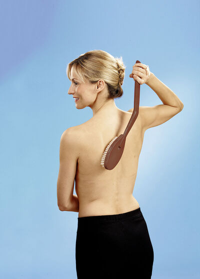 Rückenbürste mit Naturborsten 