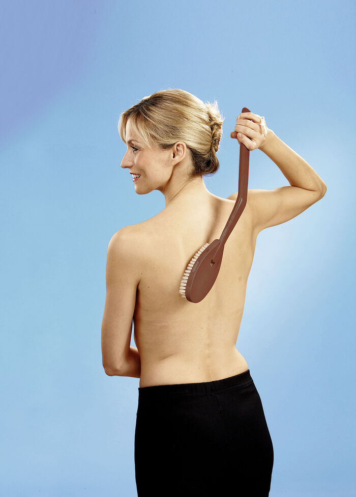 Rückenbürste mit Naturborsten 