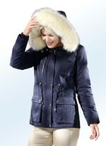 Parka mit Kunstpelz in Blaufuchs-Optik 